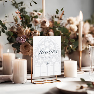 Letrero de Recuerdos de Boda Clásico Gótico Elegan