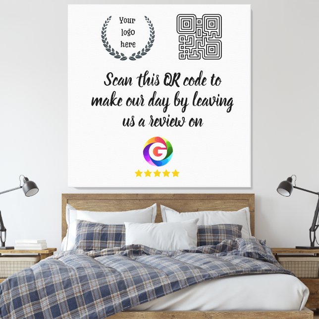 Letrero de reseñas de Google para mesa | Señales d (Insitu(Dormitorio))