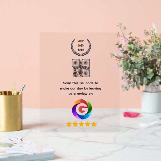 Letrero de reseñas de Google para mesa | Señales d (Boda)