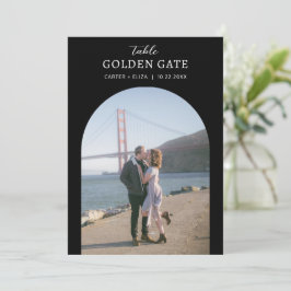 Letrero de tarjeta de número de mesa de ubicación 