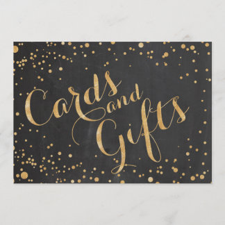 Letrero de Tarjetas y Regalos de Boda,