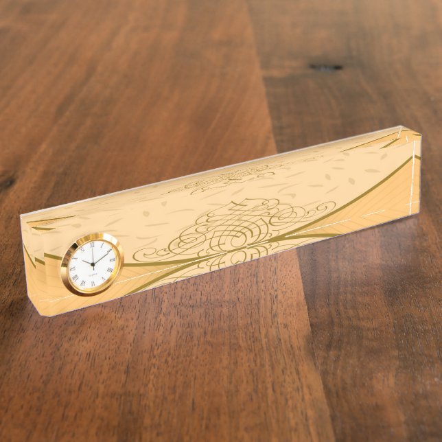 Letrero del escritorio del fondo de Brown (Lateral)