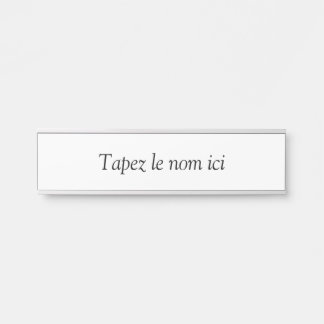 Letrero Para Puerta A personnaliser