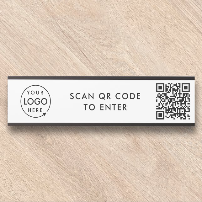 Letrero Para Puerta Access Control | QR Code Security Lock Entry (Subido por el creador)