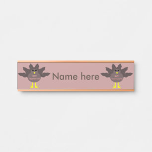 Letrero Para Puerta Acción de Gracias desplomó Turquía