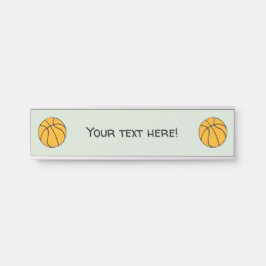 Letrero Para Puerta Baloncesto