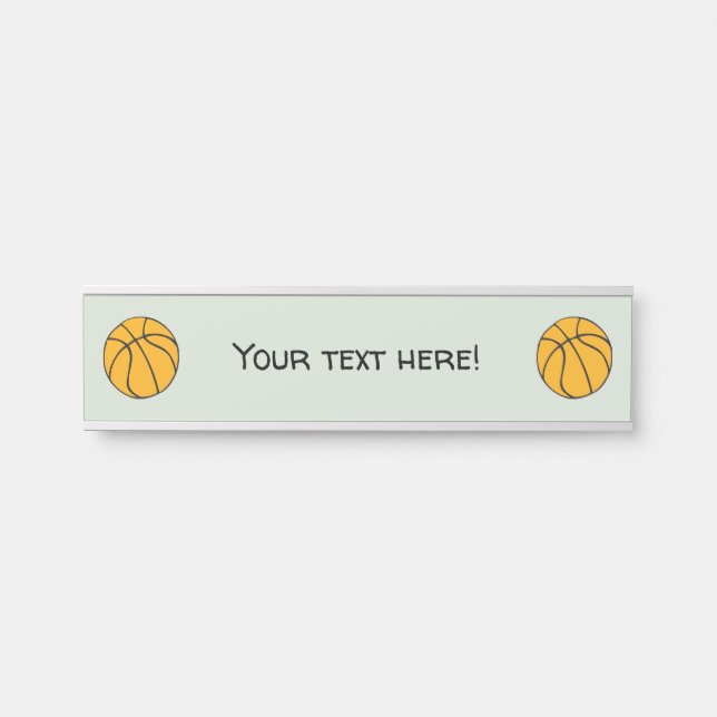 Letrero Para Puerta Baloncesto (Anverso)