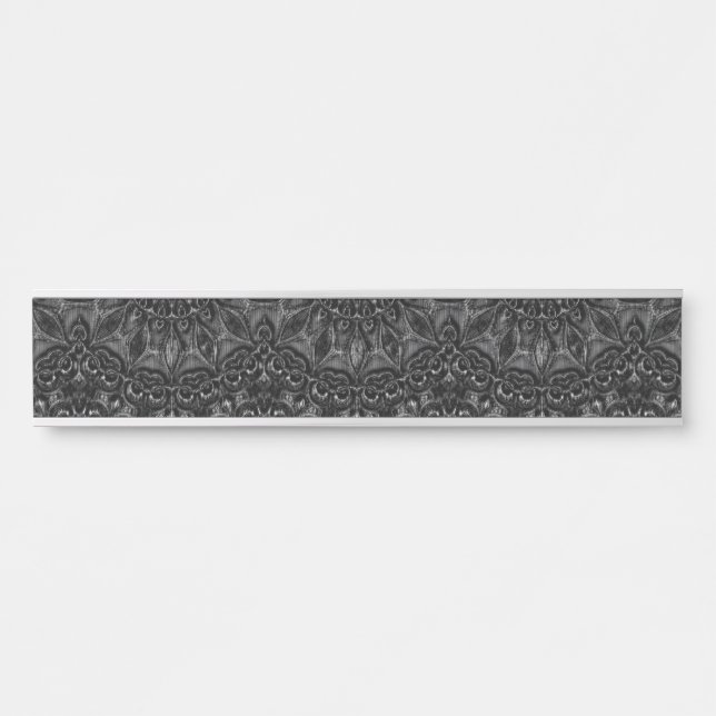 Letrero Para Puerta Carbón Mandala (Anverso)