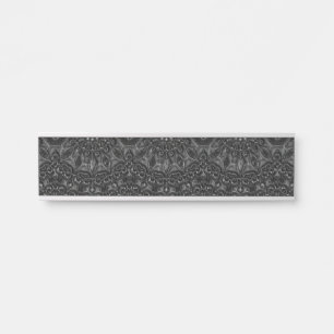 Letrero Para Puerta Carbón Mandala