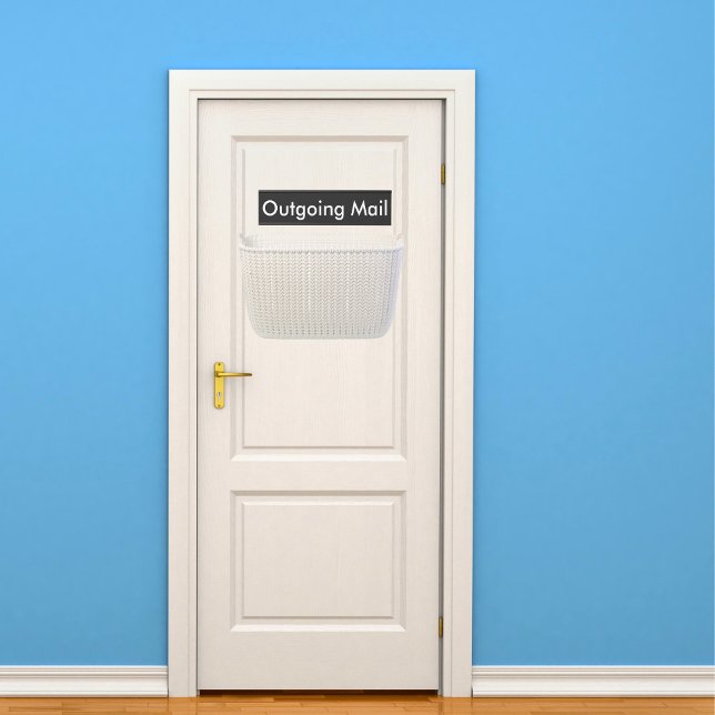 Letrero Para Puerta Correo saliente negro (Subido por el creador)