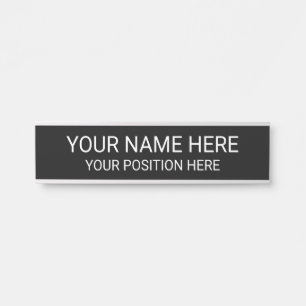 Letrero Para Puerta Crea el tuyo propio