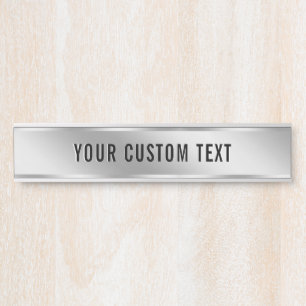 Letrero Para Puerta Crea tu propia plantilla de texto personalizado pl