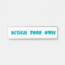 Letrero Para Puerta Diseñar su propio personalizado hecho personalizad