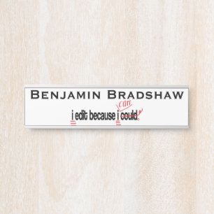 Letrero Para Puerta Editar porque puedo personalizar