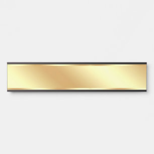 Letrero Para Puerta Elegante fondo dorado en blanco para tu texto