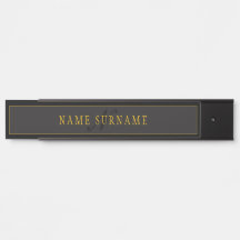 Elegante Monograma de Letra Script Negra y Dorada