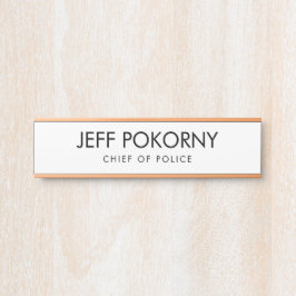 Letrero Para Puerta Empresa Personalizado profesional