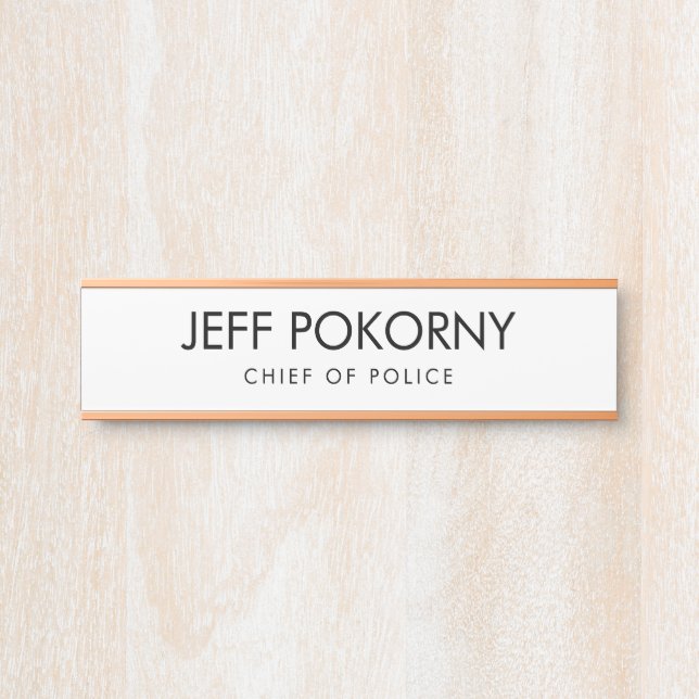 Letrero Para Puerta Empresa Personalizado profesional (Anverso)