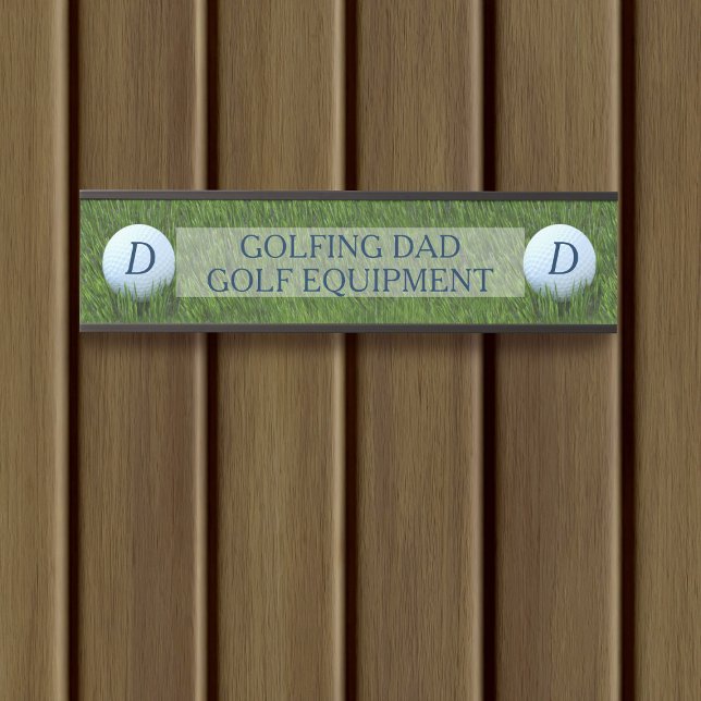 Letrero Para Puerta Equipo de golf Locker Golfer Dad (Subido por el creador)