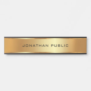 Letrero Para Puerta Estilizar la plantilla de texto de su Personalizad