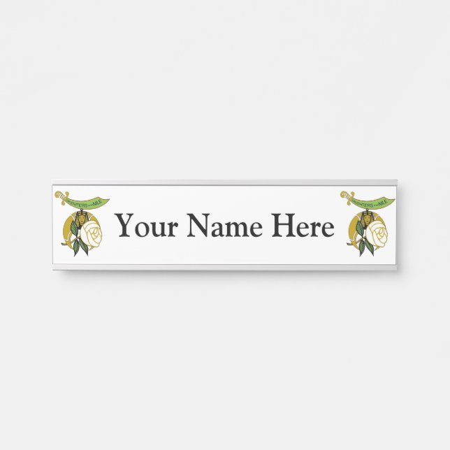 Letrero Para Puerta Hijas del Nilo (Anverso)