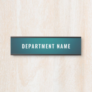 Letrero Para Puerta Letrero de nombre de departamento en la puerta