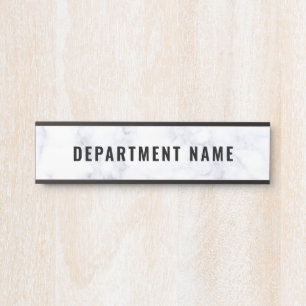Letrero Para Puerta Letrero de nombre de departamento en la puerta