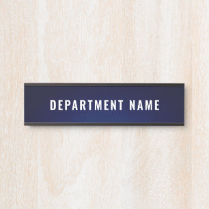 Letrero Para Puerta Letrero de nombre de departamento en la puerta