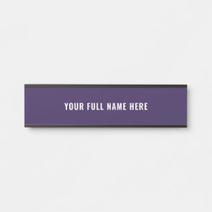 Letrero Para Puerta Letrero de Puerta con Nombre Personalizado Elija F