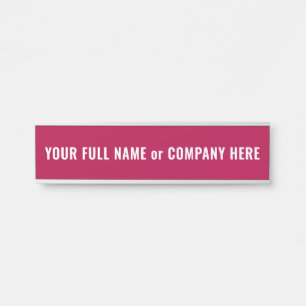 Letrero Para Puerta Letrero de Puerta con Nombre Personalizado Tus Col