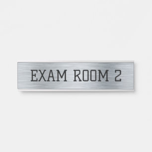 Letrero Para Puerta Letrero de puerta de oficina de sala de examen del
