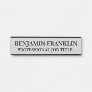 Letrero Para Puerta Letrero de Puerta de Oficina Profesional Moderna