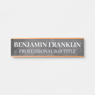 Letrero Para Puerta Letrero de Puerta de Oficina Profesional Moderna