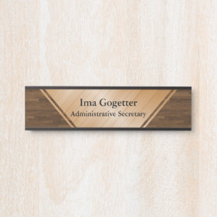 Letrero Para Puerta Línea Azul delgada - Rótulo de puerta Personalizad