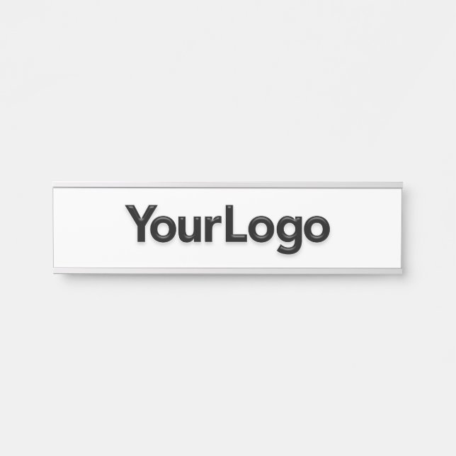 Letrero Para Puerta Logo profesional de Office Job Personalizado Busin (Anverso)