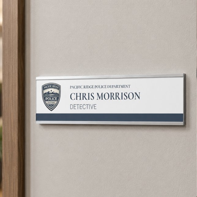 Letrero Para Puerta Logotipo de oficial de policía  (Subido por el creador)