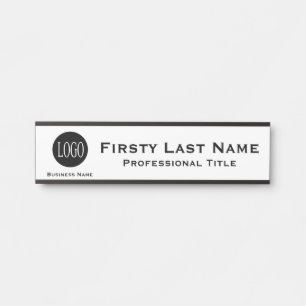Letrero Para Puerta Logotipo de su empresa Señal de puerta de oficina 