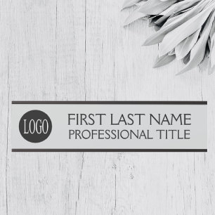 Letrero Para Puerta Logotipo de su empresa Señal de puerta de oficina 
