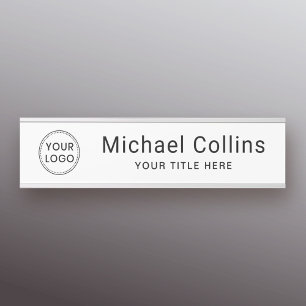 Letrero Para Puerta logotipo personalizado blanco o cualquier nombre y