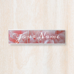 Letrero Para Puerta Mallow rosa