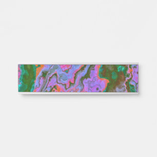 Letrero Para Puerta Marble agrio