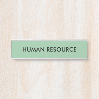 Letrero Para Puerta Mínimo Rótulo Mint Green Room Department Name Door