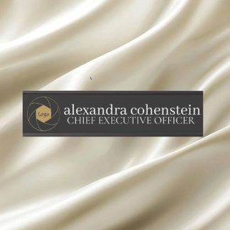 Letrero Para Puerta Modern Logo Script Office Door Sign