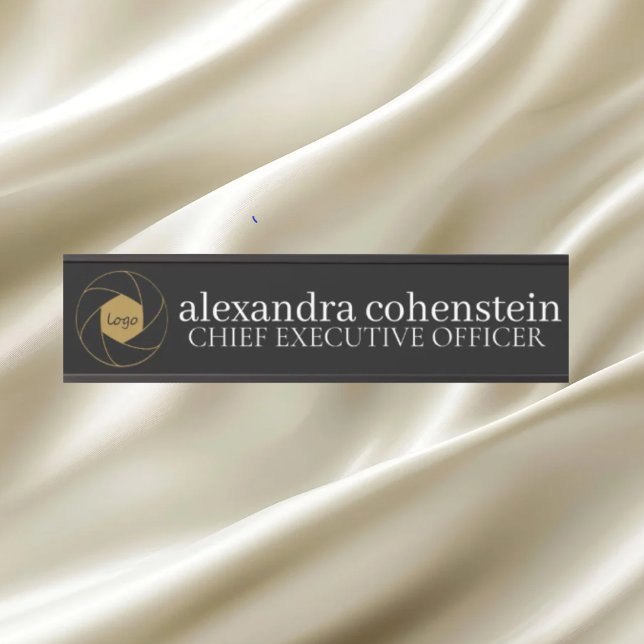 Letrero Para Puerta Modern Logo Script Office Door Sign (Subido por el creador)