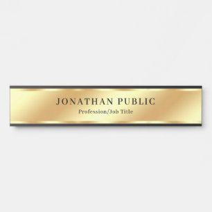 Letrero Para Puerta Moderna y elegante plantilla Personalizado de lujo