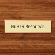 Moderno Faux Gold Black Office Nombre del Departam