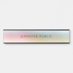 Letrero Para Puerta Moderno y moderno color verde rojo morado