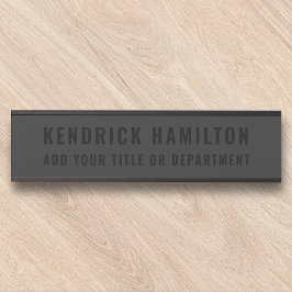 Letrero Para Puerta Moderno y moderno negro negro negro negro Minimali