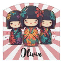 Muñecas Kokeshi Japonesas Lindas