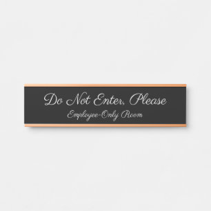Letrero Para Puerta "No entrar, por favor" Rótulo de puerta